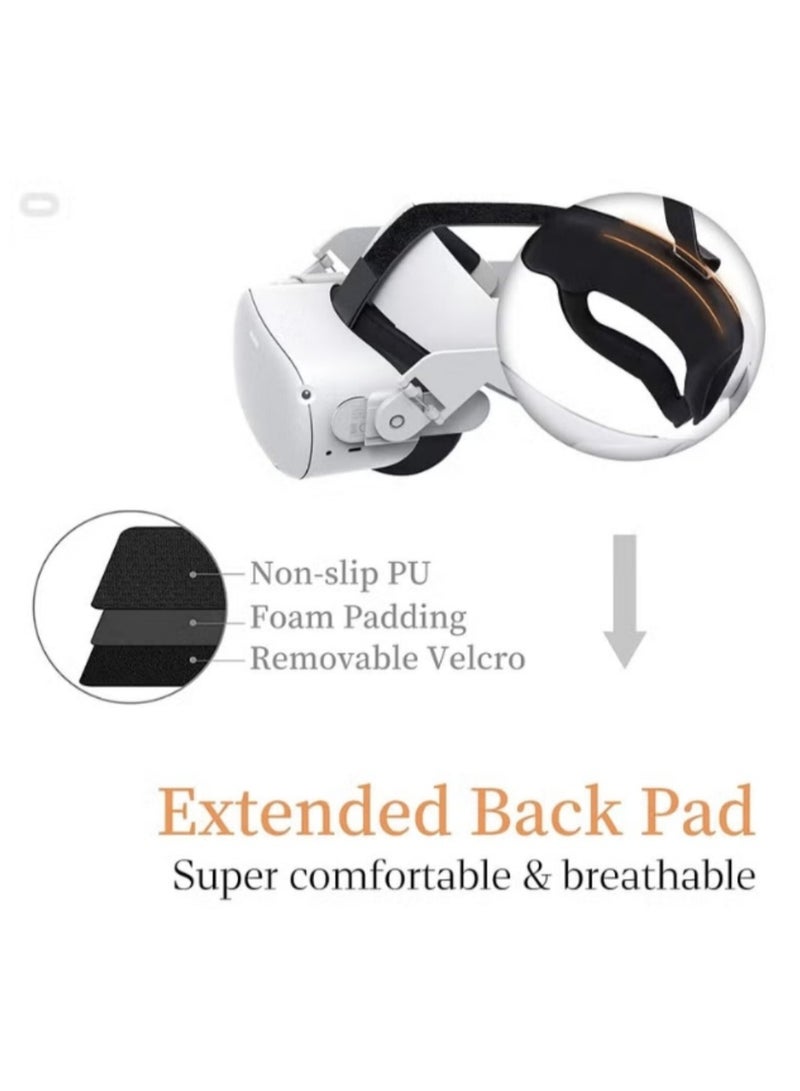 For Oculus Quest 2 Head Strap - B5-PRO Halo Strap for Oculus Quest 2 - Ideal Replacement for Oculus Quest 2 Elite Strap - Comfortable/Lightweight/Reduce Pressure - Image 4